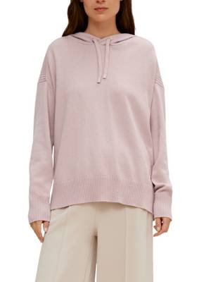 comma casual identity Strickpullover mit Kapuze Pullover pink