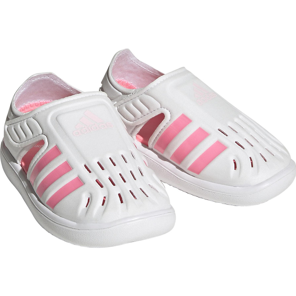 adidas Baby Badeschuhe WATER SANDAL I für Mädchen pink/weiß