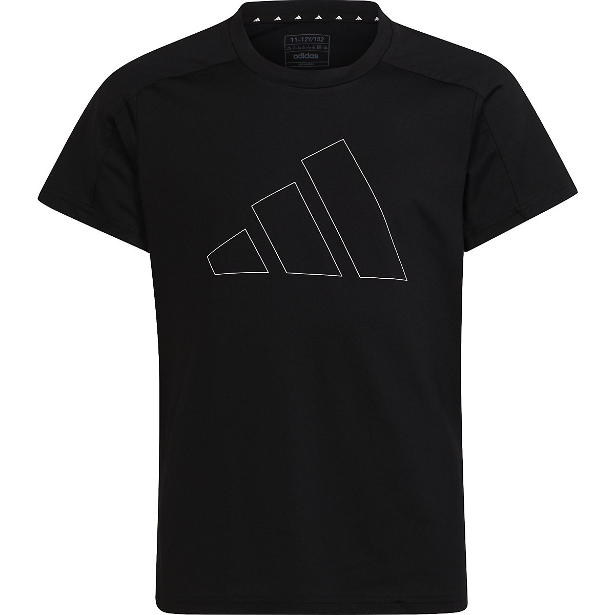 adidas T-Shirt G TR-ES BL T für Mädchen schwarz/weiß