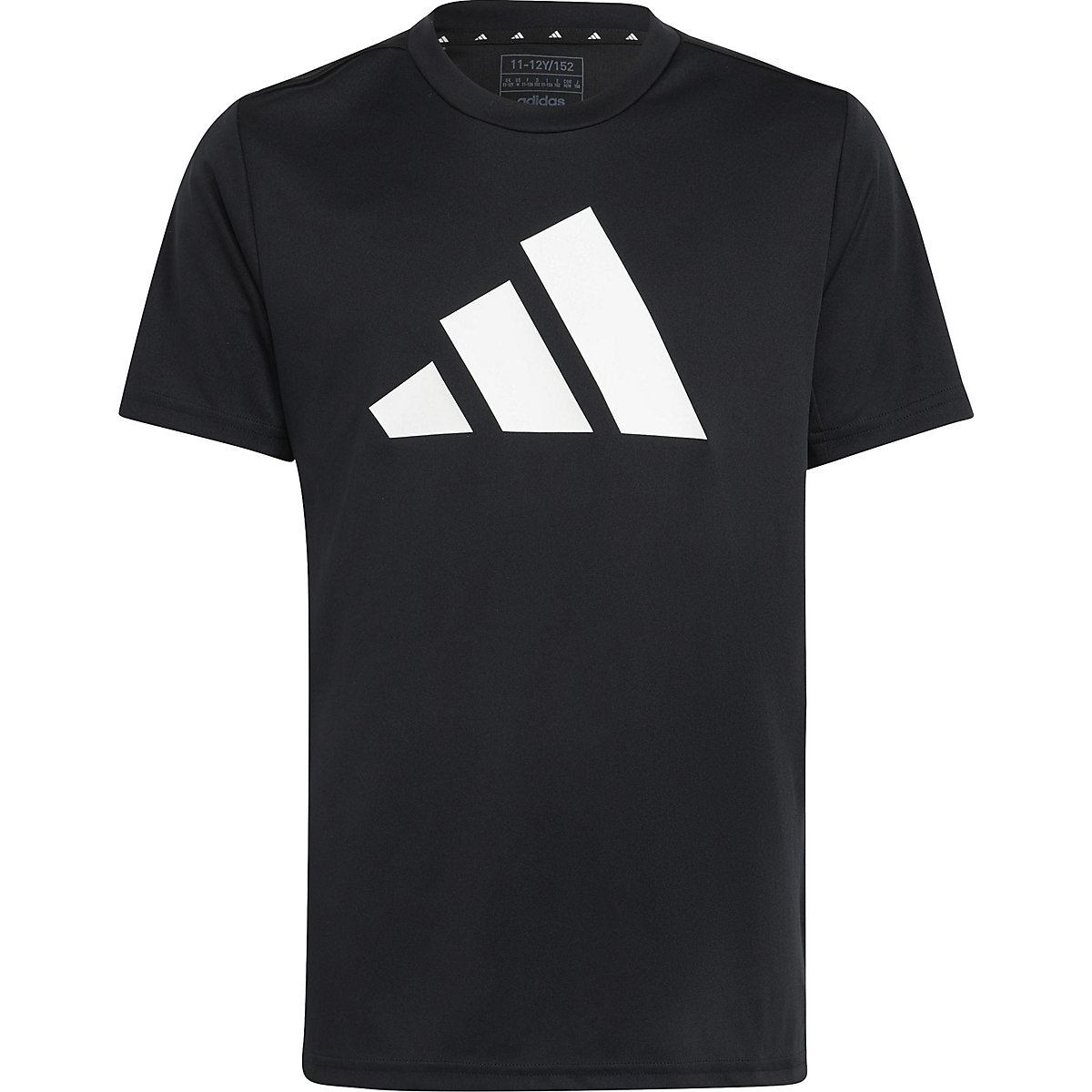 adidas T-Shirt U TR-ES LOGO T für Jungen (recycelt) schwarz/weiß