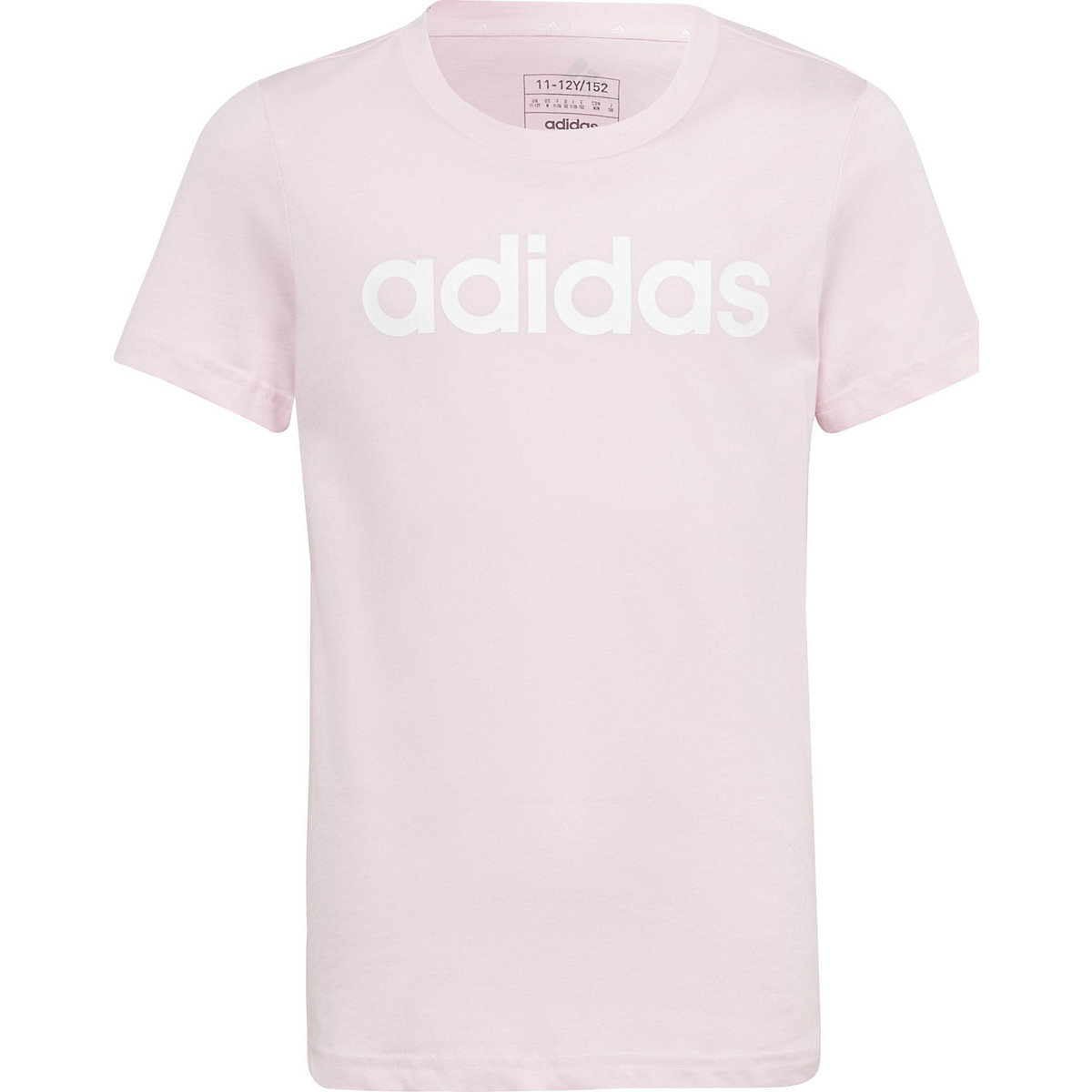 adidas T-Shirt G LIN T für Mädchen rosa/weiß