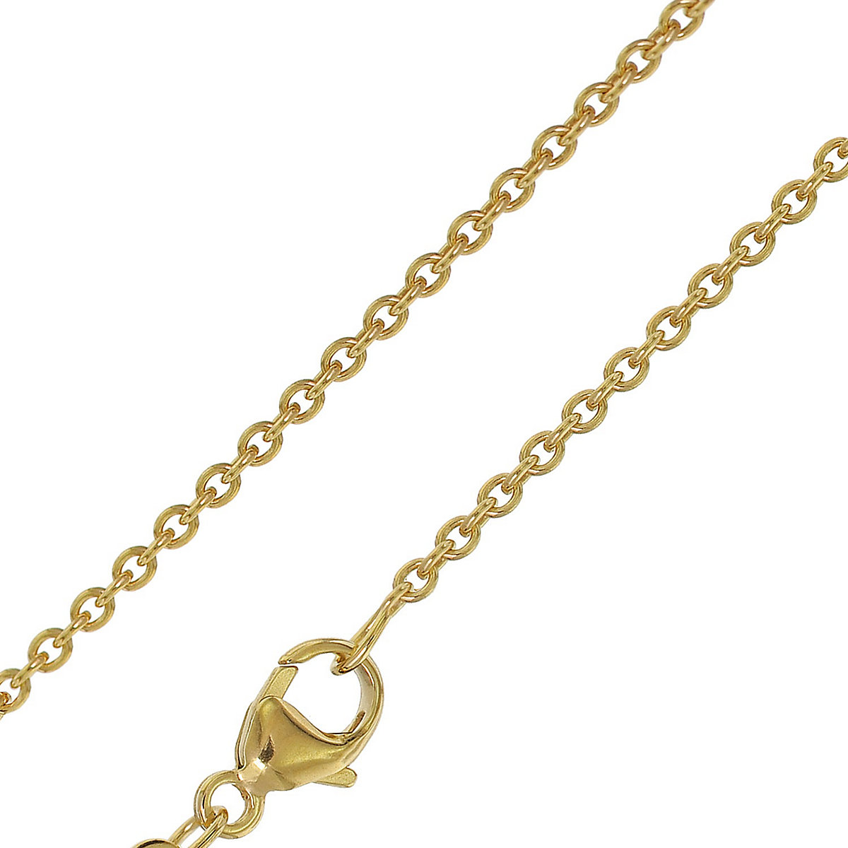 trendor Halskette für Kinder 333 Gold Ankerkette 1 5 mm Länge 38/36 cm Halsketten gold