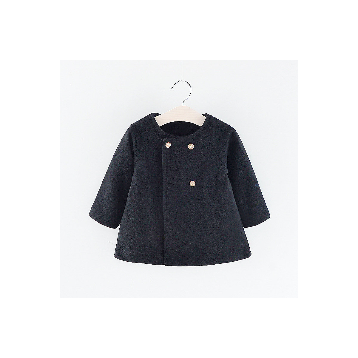 Vicabo Mantel Jacke für Baby Mädchen Mäntel für Mädchen schwarz