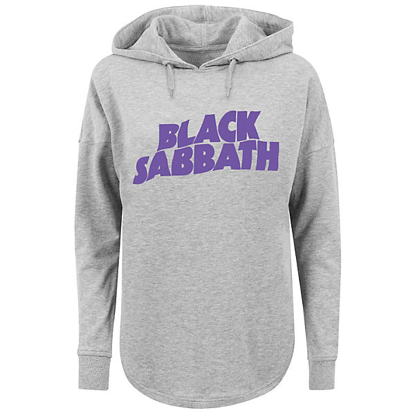 Black Sabbath Heavy Metal Band Wavy Logo Black Kapuzenpullover