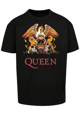 F4NT4STIC, Queen mirapodo schwarz Crest Classic | Rockband T-Shirts, Black