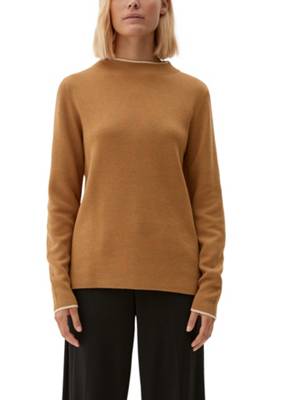 s.Oliver Pullover aus Viskosemix Pullover braun