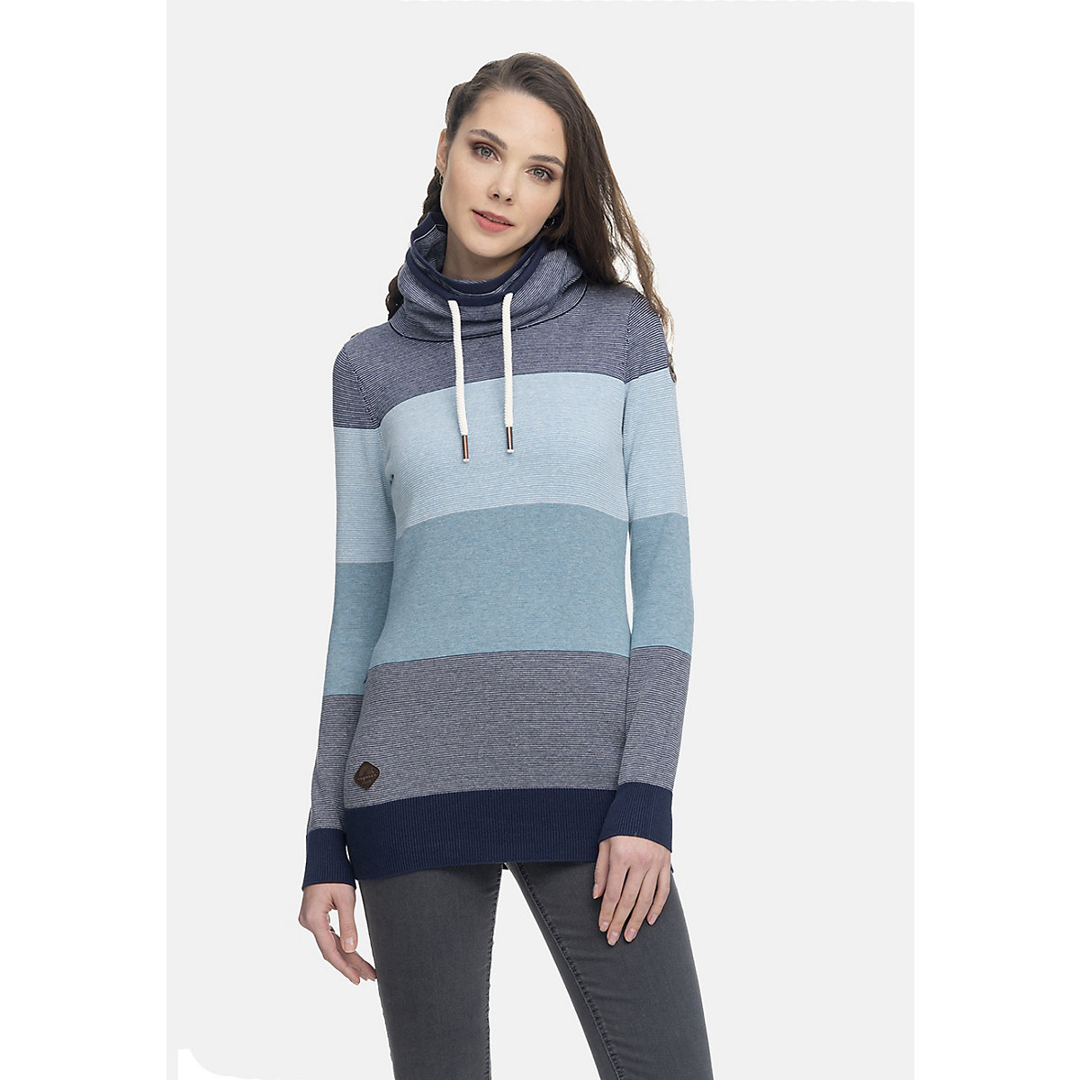 Ragwear Sweater Babett Stripes Sweatshirts blau