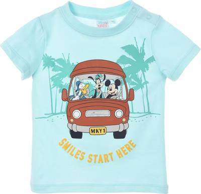 Disney Mickey Mouse & friends Disney Mickey Mouse & friends Baby T-Shirt für Jungen hellblau