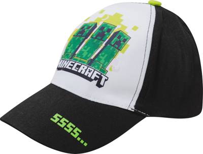 Minecraft Minecraft Kinder Cap schwarz/weiß
