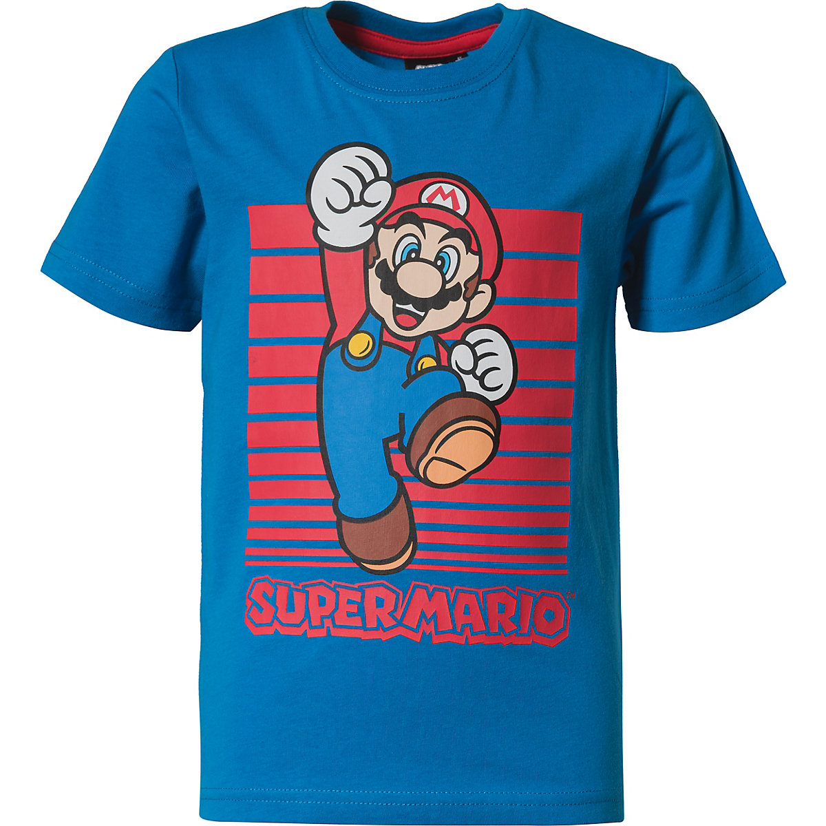 Super Mario Super Mario Kinder T-Shirt blau