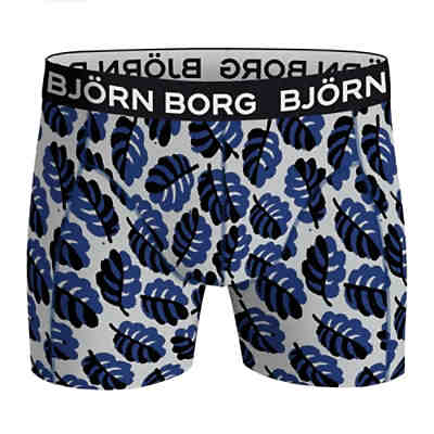 Herren Boxershorts 3er Pack - Unterwäsche, Shorts, Cotton Stretch, Gummibund, Logo, Muster, einfarbig Boxershorts