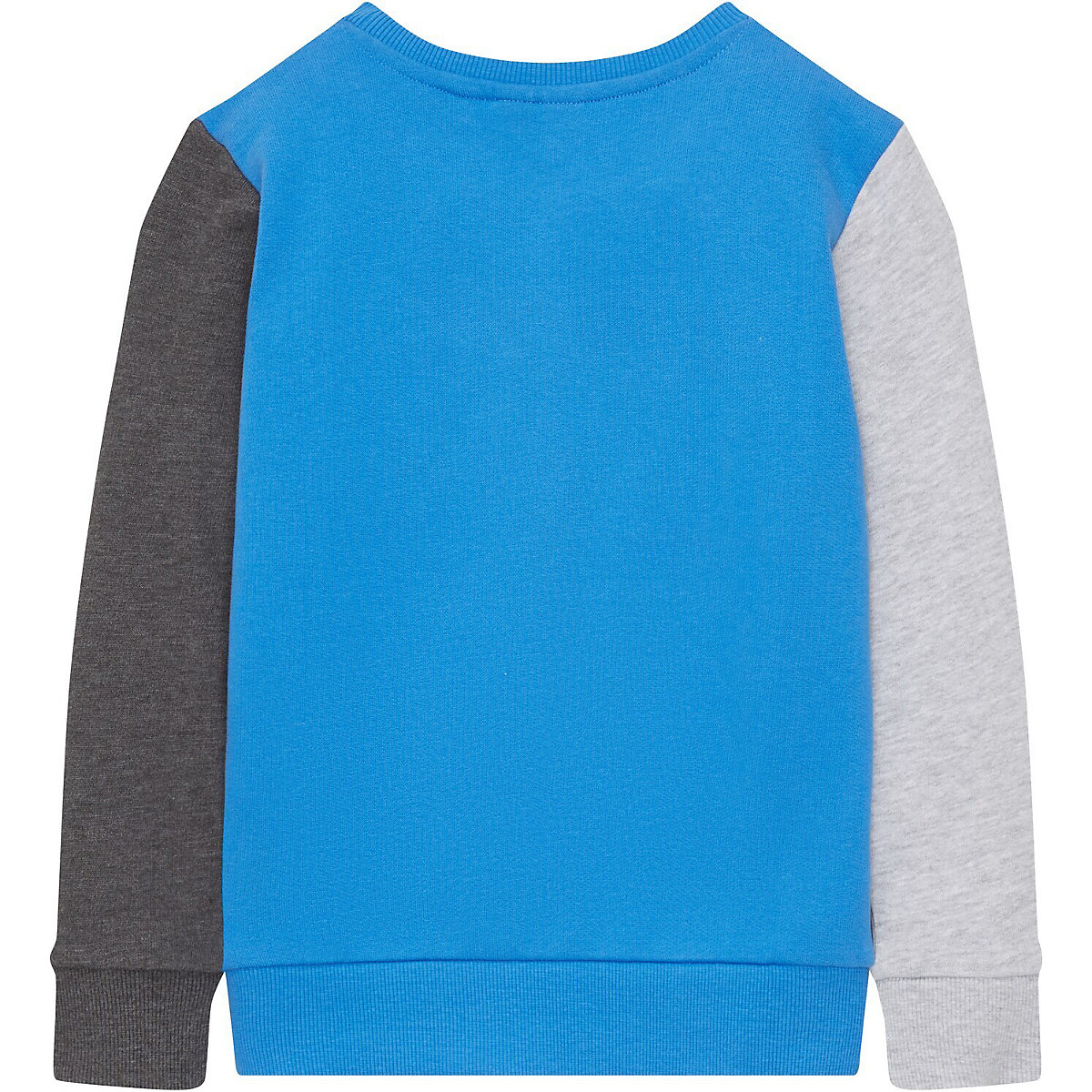 TOM TAILOR Strick & Sweatshirts Sweatshirt mit Colour Blocking und Print  Sweatshirts blau