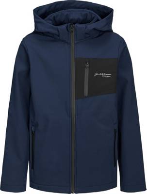JACK & JONES Junior Softshelljacke JJTYSON für Jungen dunkelblau