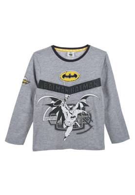 Batman Batman Kinder Langarm-Shirt grau