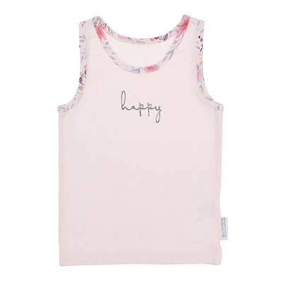 BONDI Kids Unterhemd \'Happy\' für Mädchen pastell