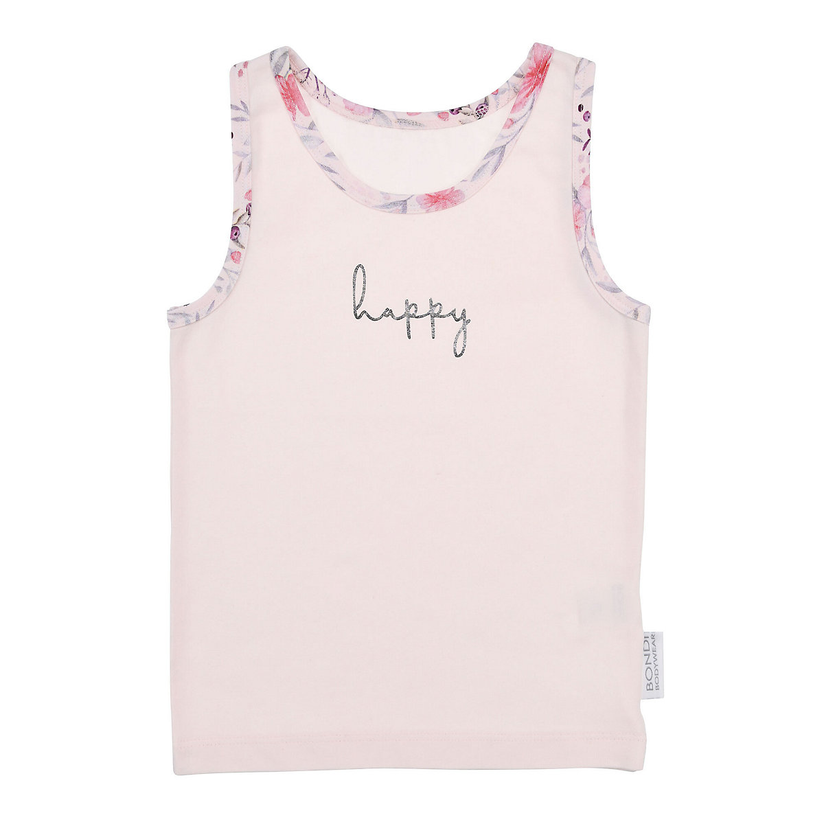 BONDI Kids Unterhemd 'Happy' für Mädchen pastell