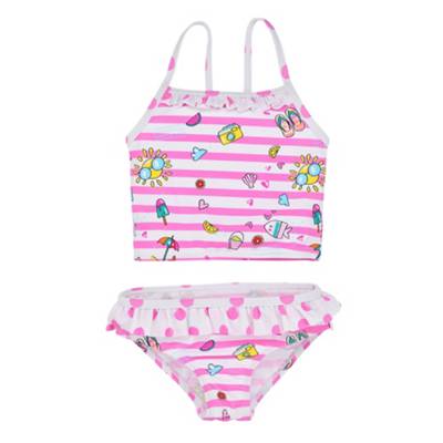 BONDI Kids Bikini 'Strandallover' für Mädchen pink