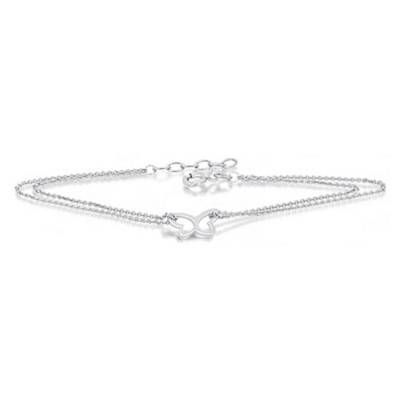 ONE ELEMENT Schmetterling Armband Rundankerkette aus 925 Silber 17 cm Ø 1 10 mm Armbänder für Kinder silber