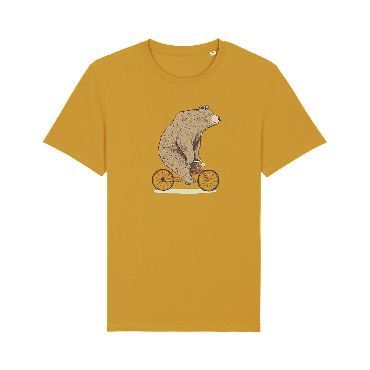 wat? APPAREL T-Shirt Fahrradbär T-Shirts gelb