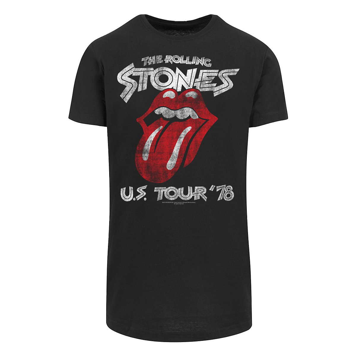 F4NT4STIC The Rolling Stones Rock Band US Tour '78 Front T-Shirts schwarz