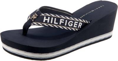 TOMMY HILFIGER Zehentrenner dunkelblau