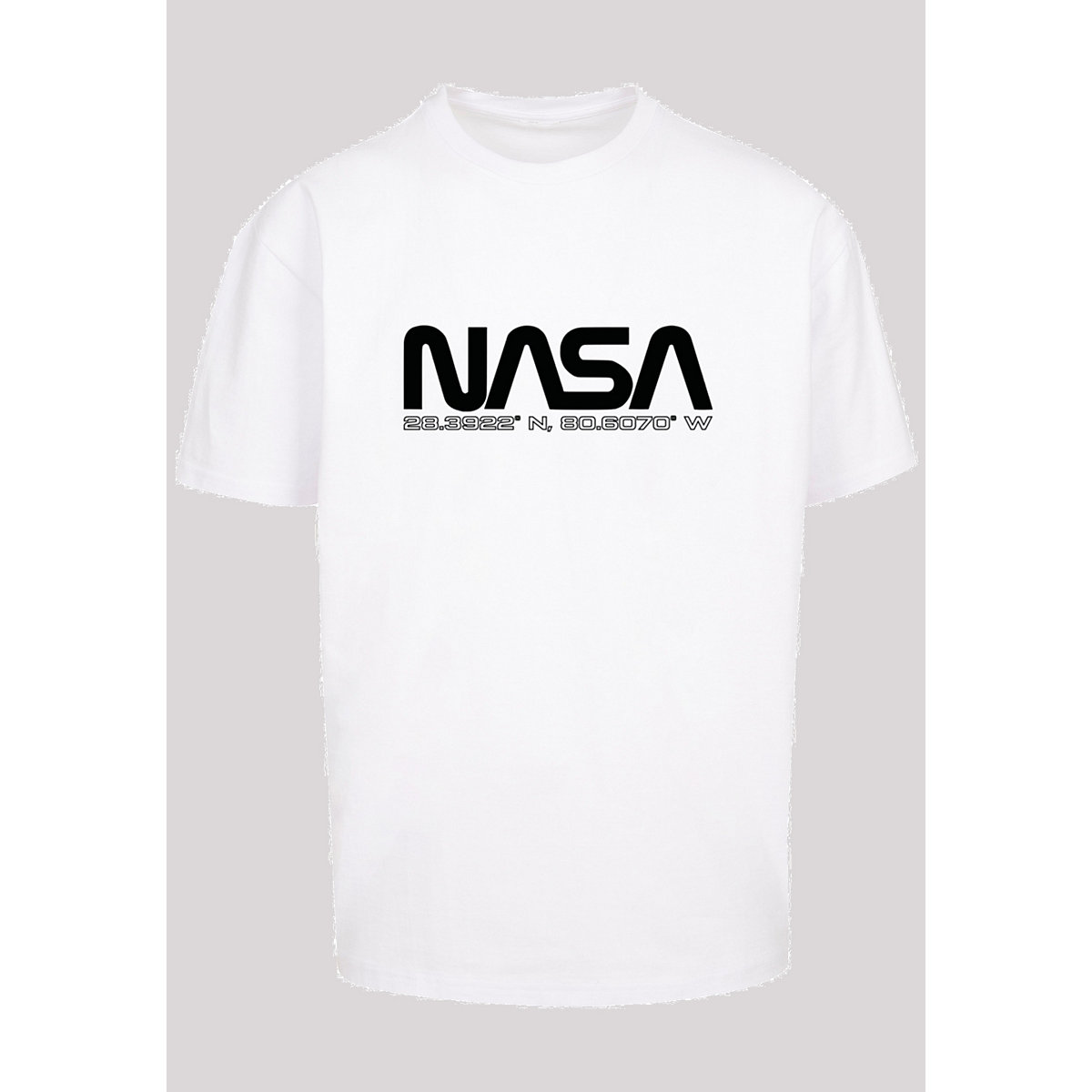 F4NT4STIC NASA worm T-Shirts weiß