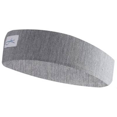Lou-i Stirnband Bio-Baumwolle Made in Germany für Kinder hellgrau