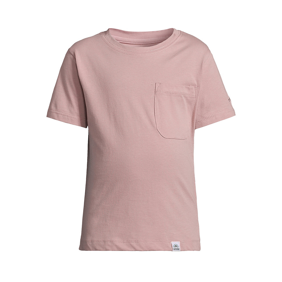 New Life New Life T-Shirt TEE CREW NECK PATCH POCKET T-Shirts MiniU rosa