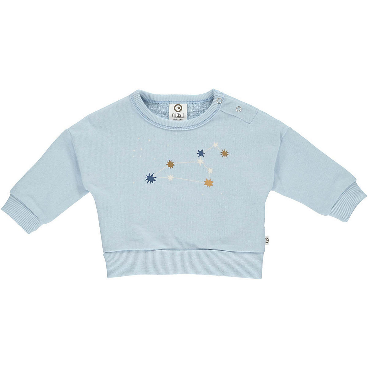 Müsli by GREEN COTTON Babysweatshirt für Jungen blue denim
