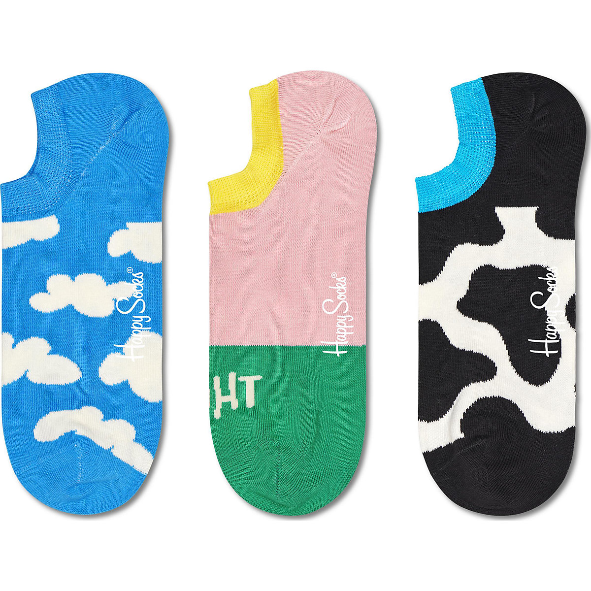 Happy Socks 3er Pack 3-pack Summer Day No Show Sock Socken mehrfarbig