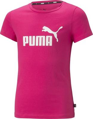 PUMA Kinder T-Shirt ESS LOGO pink-kombi
