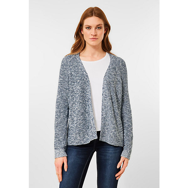 Offener Cardigan in Mouliné