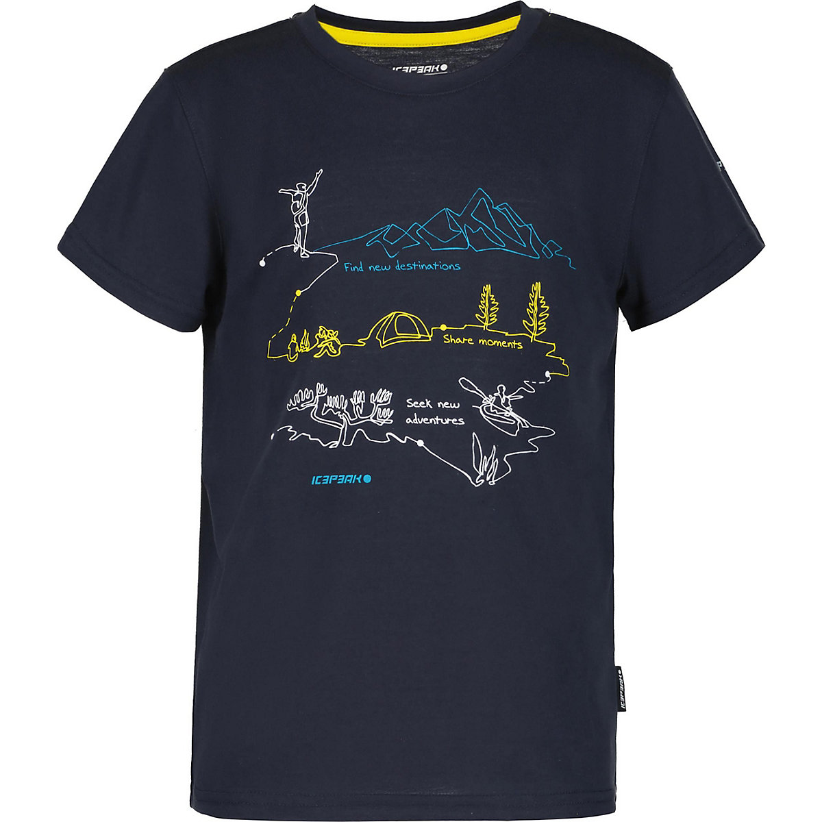ICEPEAK T-Shirt KINSTON für Jungen dunkelblau
