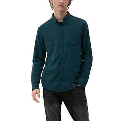 Extra Slim: Hemd mit Fischgrätmuster Langarmhemden