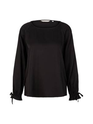 TOM TAILOR Bluse schwarz