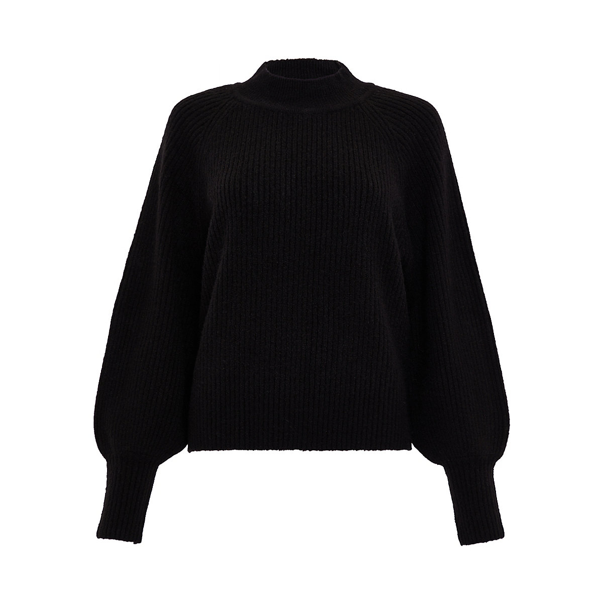 THREADBARE Threadbare Pullover THB Lolite Roll Neck Knitted Jumper Pullover AdultW schwarz