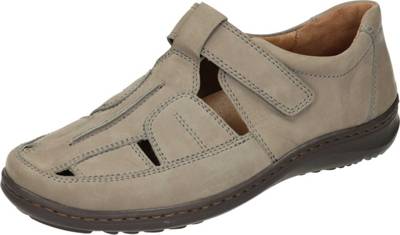 WALDLÄUFER Slipper Halbschuhe grau