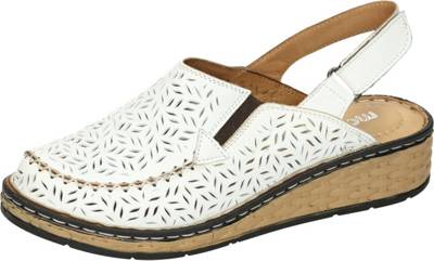 Manitu Slings Klassische Slipper weiß