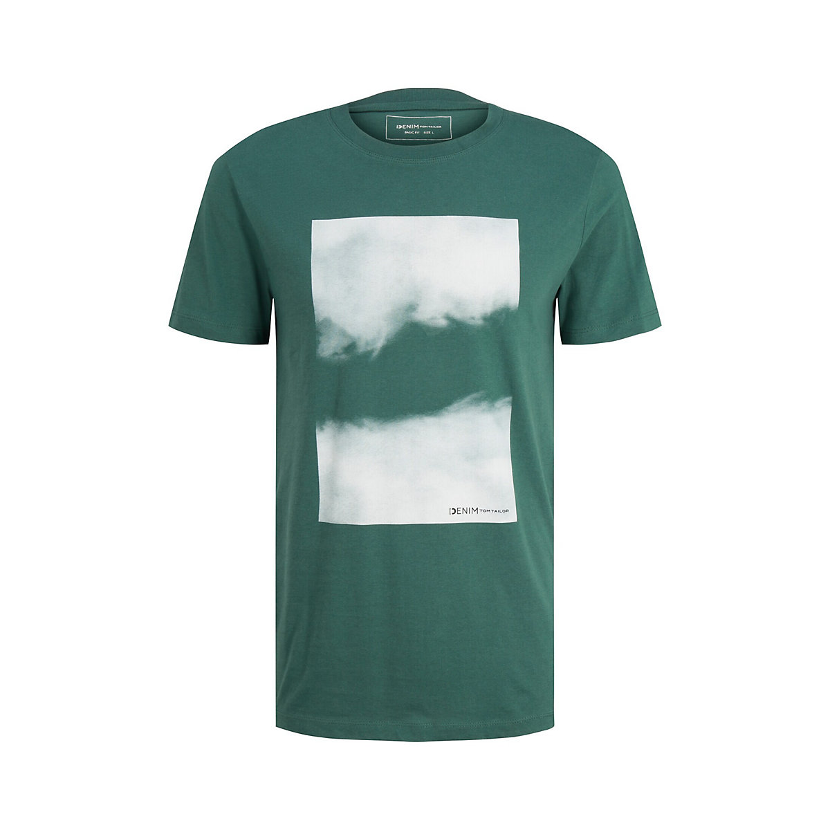 TOM TAILOR Denim T-Shirt T-Shirt mit Fotoprint  T-Shirts grün