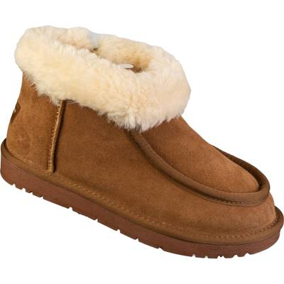 BIOSOFT Comfort & Easy Walk Mini Boot Fluffy Side Zip braun
