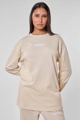 ALIFE AND KICKIN® SaturnAK A Longsleeve Langarmshirt Langarmshirts sand