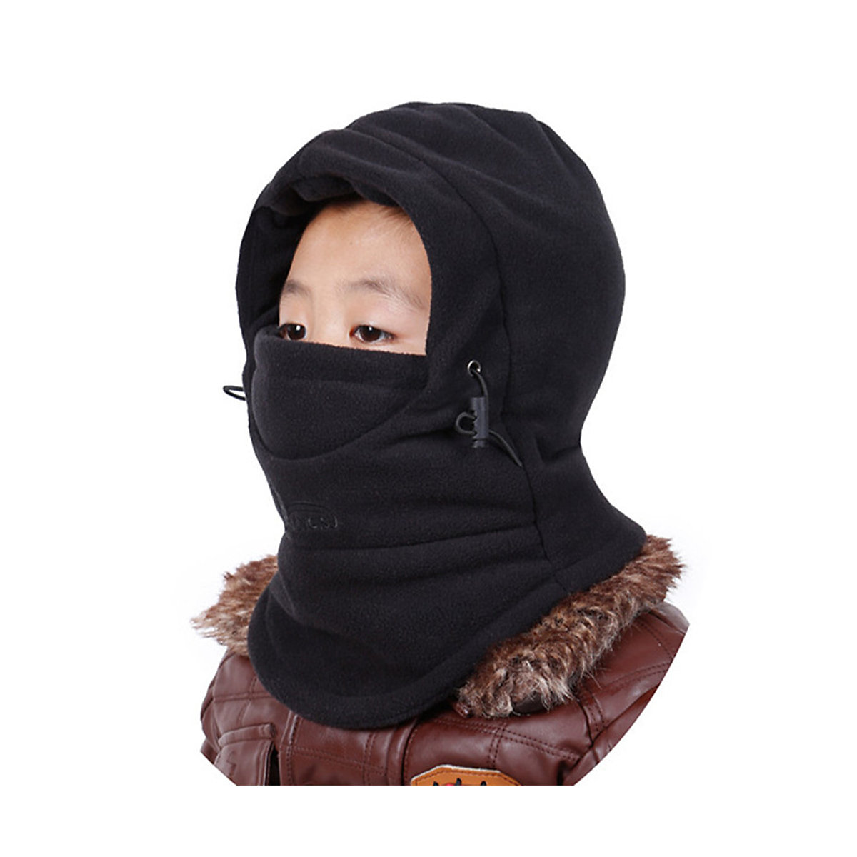 Vicabo Winter Mütze Skimütze Mützen für Kinder schwarz