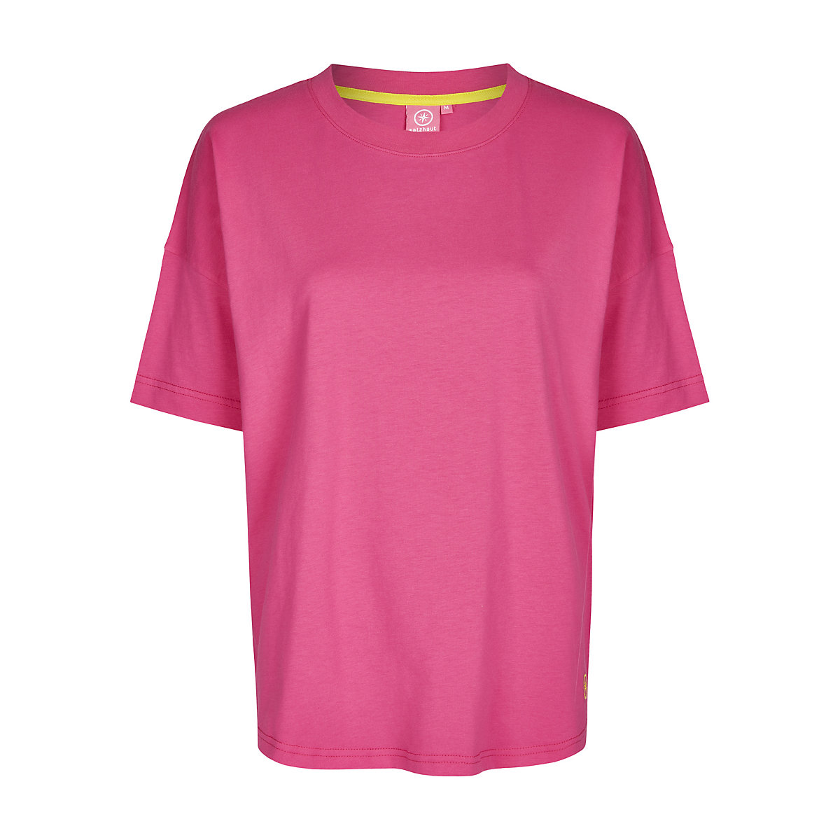 Salzhaut T-Shirt Fipsie mit Halbarm Basic-Shirt mit lockerem Schnitt pink pink