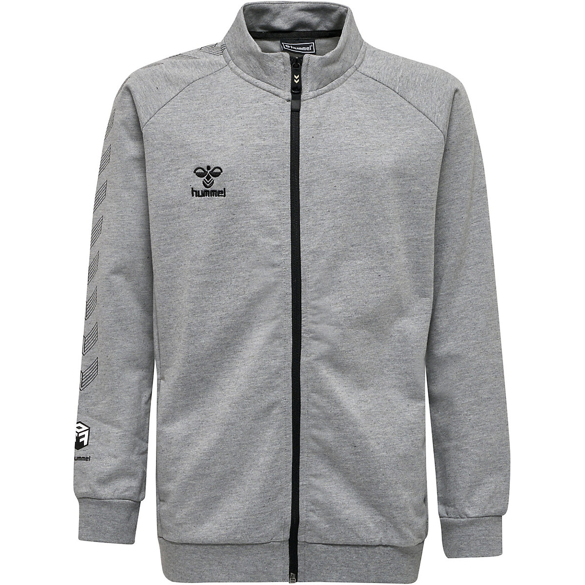 hummel hmlMOVE GRID COTTON ZIP JACKET KIDS Sweatjacken für Kinder grau hummel hmlMOVE GRID COTTON ZIP JACKET KIDS Sweatjacken für Kinder grau