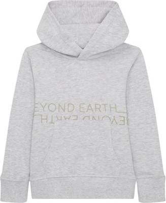 TOM TAILOR Strick & Sweatshirts Hoodie mit Textprint  Sweatshirts stein