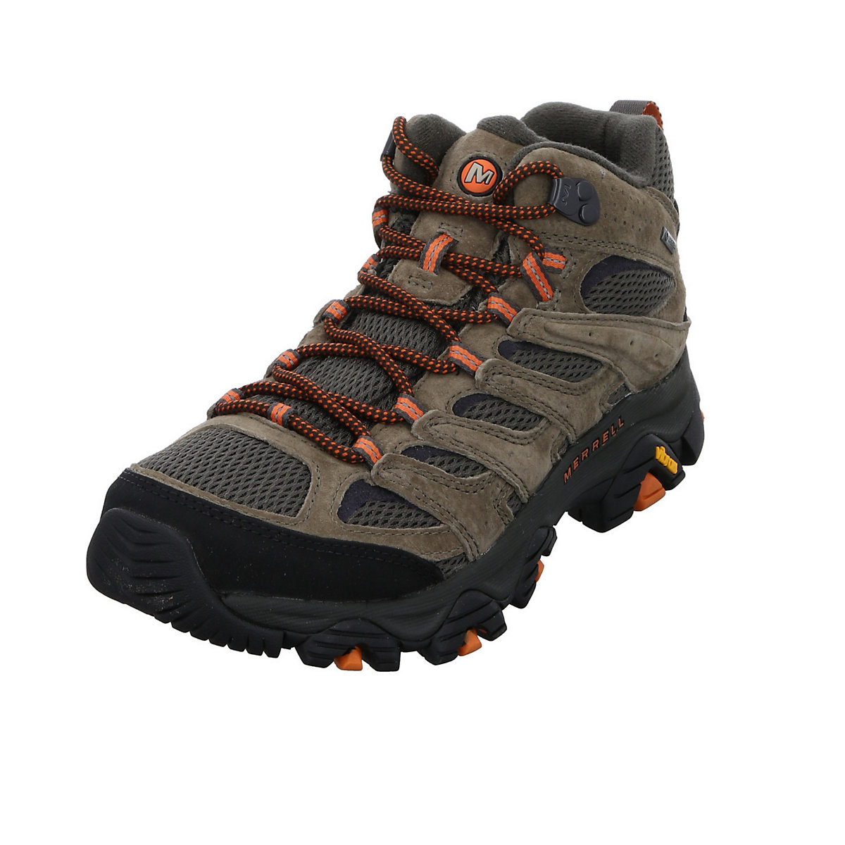 MERRELL Herren Outdoor Schuhe Moab 3 Mid GTX Outdoorschuh Wandern Trekking Leder-/Textilkombination uni Outdoorschuhe olive