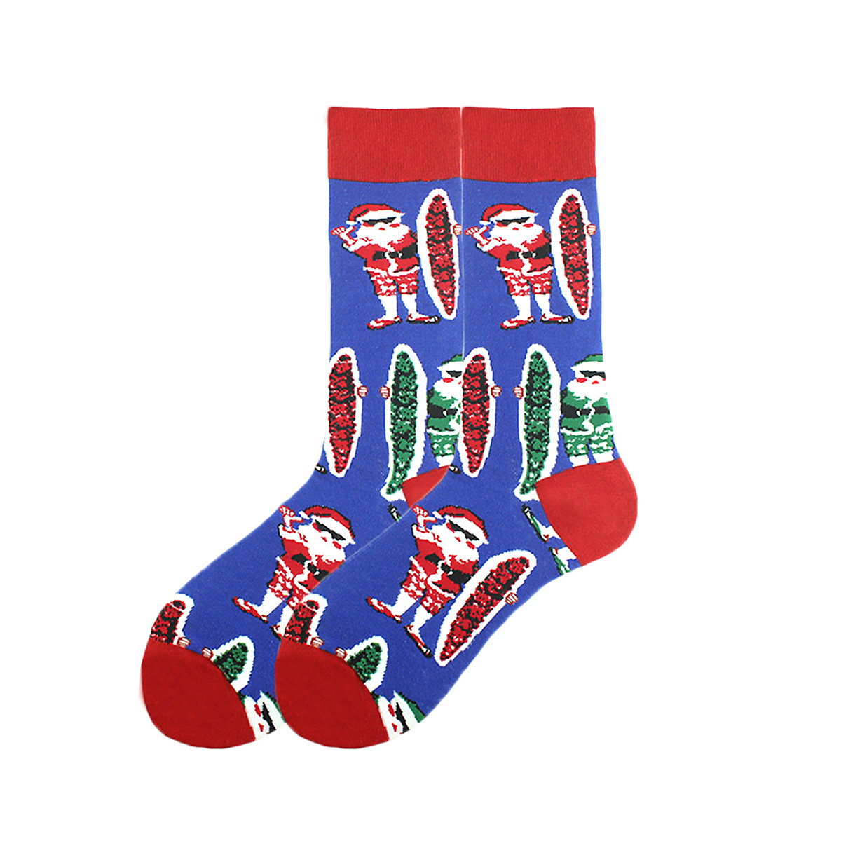 Vicabo Weihnachtssocken 1 Paar Socken für Mädchen blau