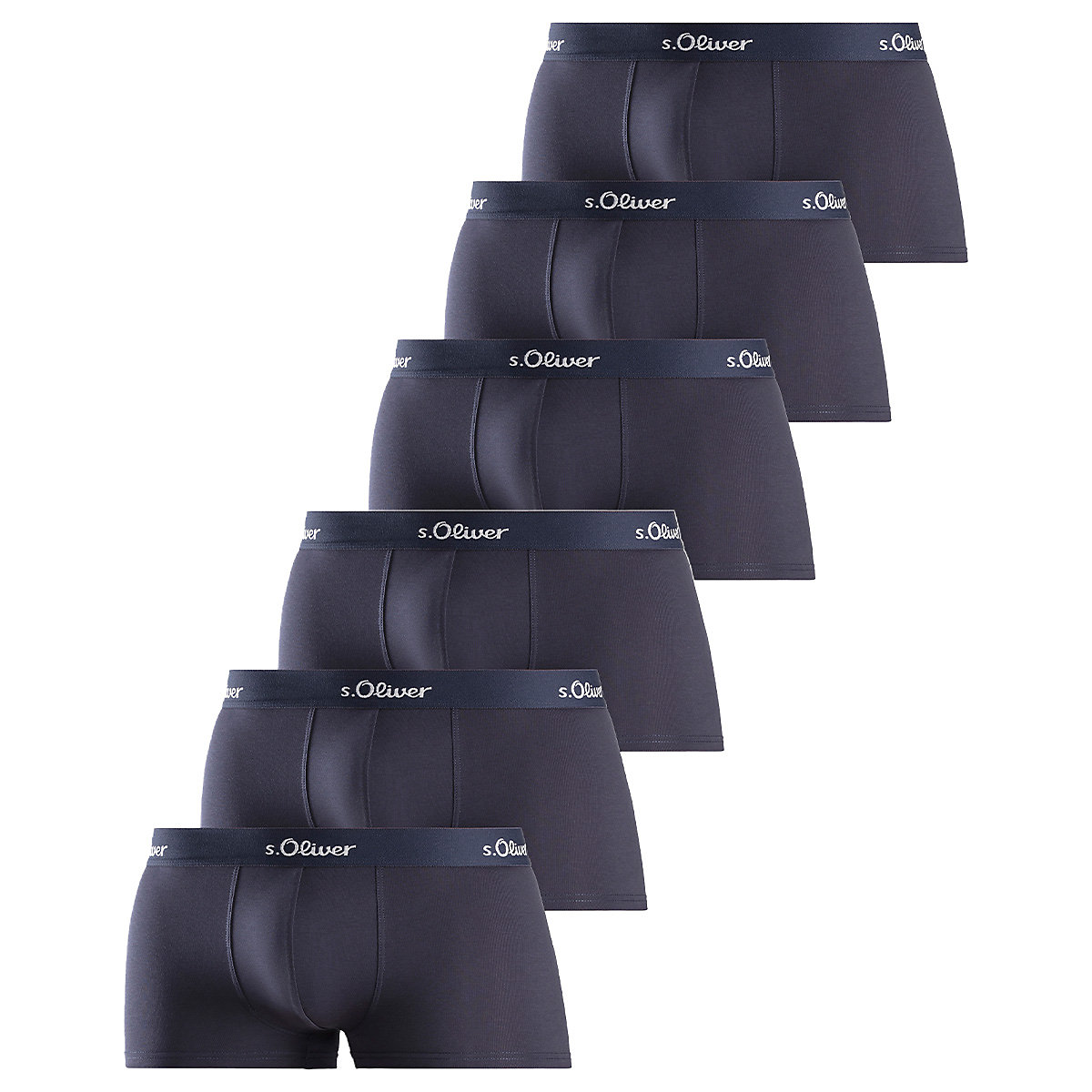 s.Oliver Hip-Short / Pant 6er Pack Basic Panties dunkelblau