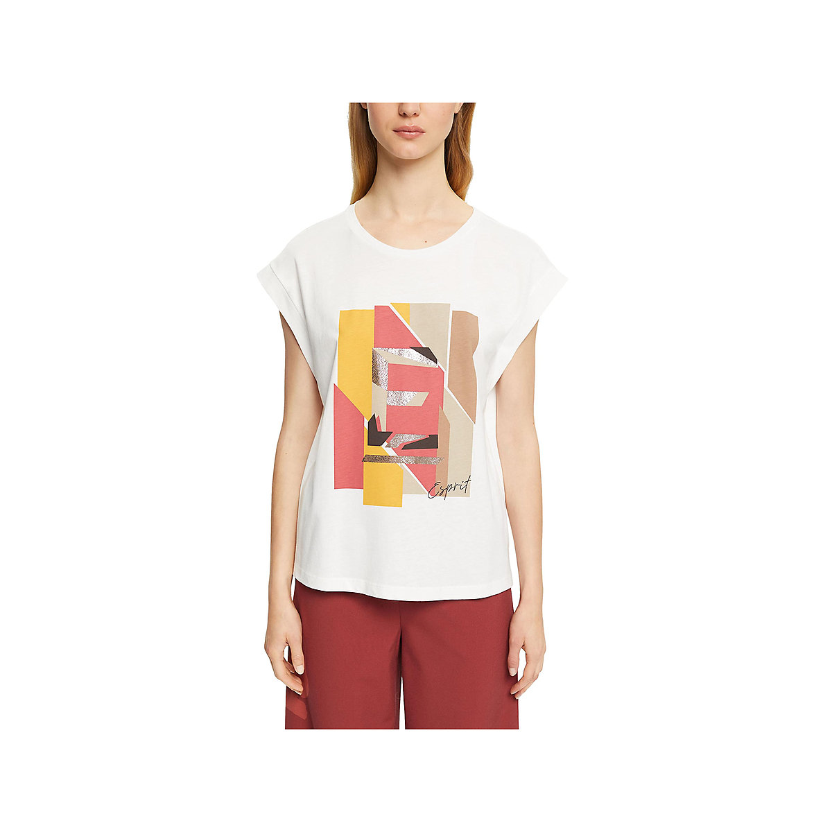 ESPRIT Rundhals T-Shirt offwhite ESPRIT Rundhals T-Shirt offwhite