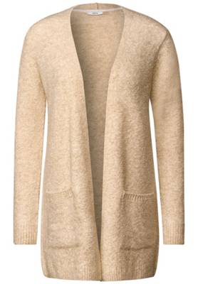 CECIL Bouclé Cardigan beige/rosa SE6540